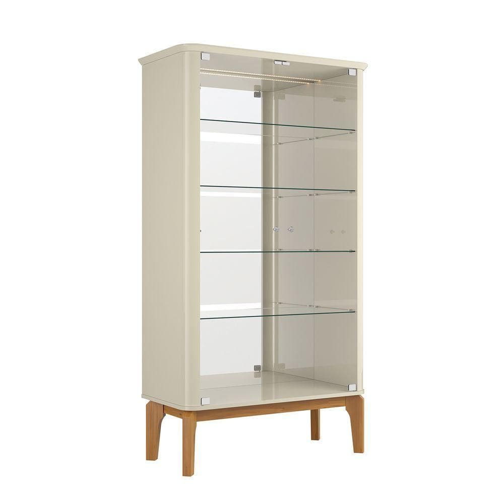 Cristaleira Flip 2 Portas De Vidro Off White