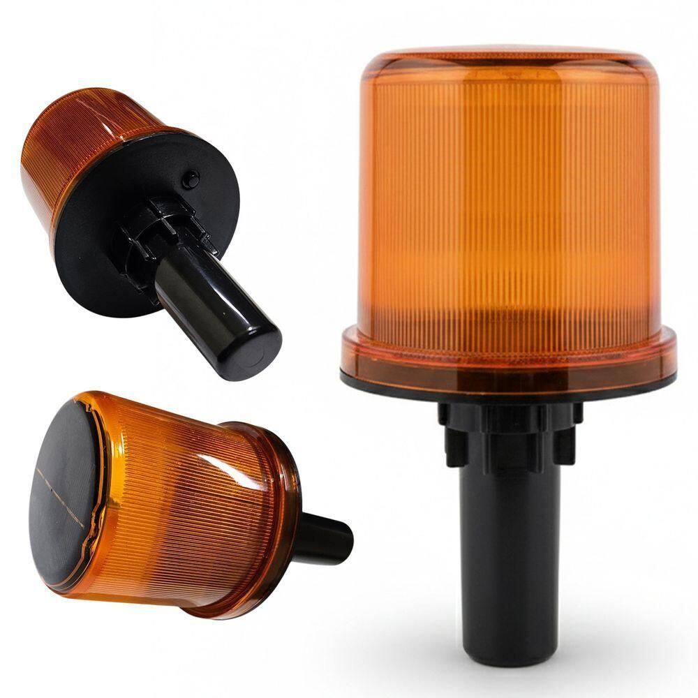 Sinalizador Solar Viario Cone Rodovia Obra Transito Sinalizaçao Emergencia Segurança Acidente Alerta