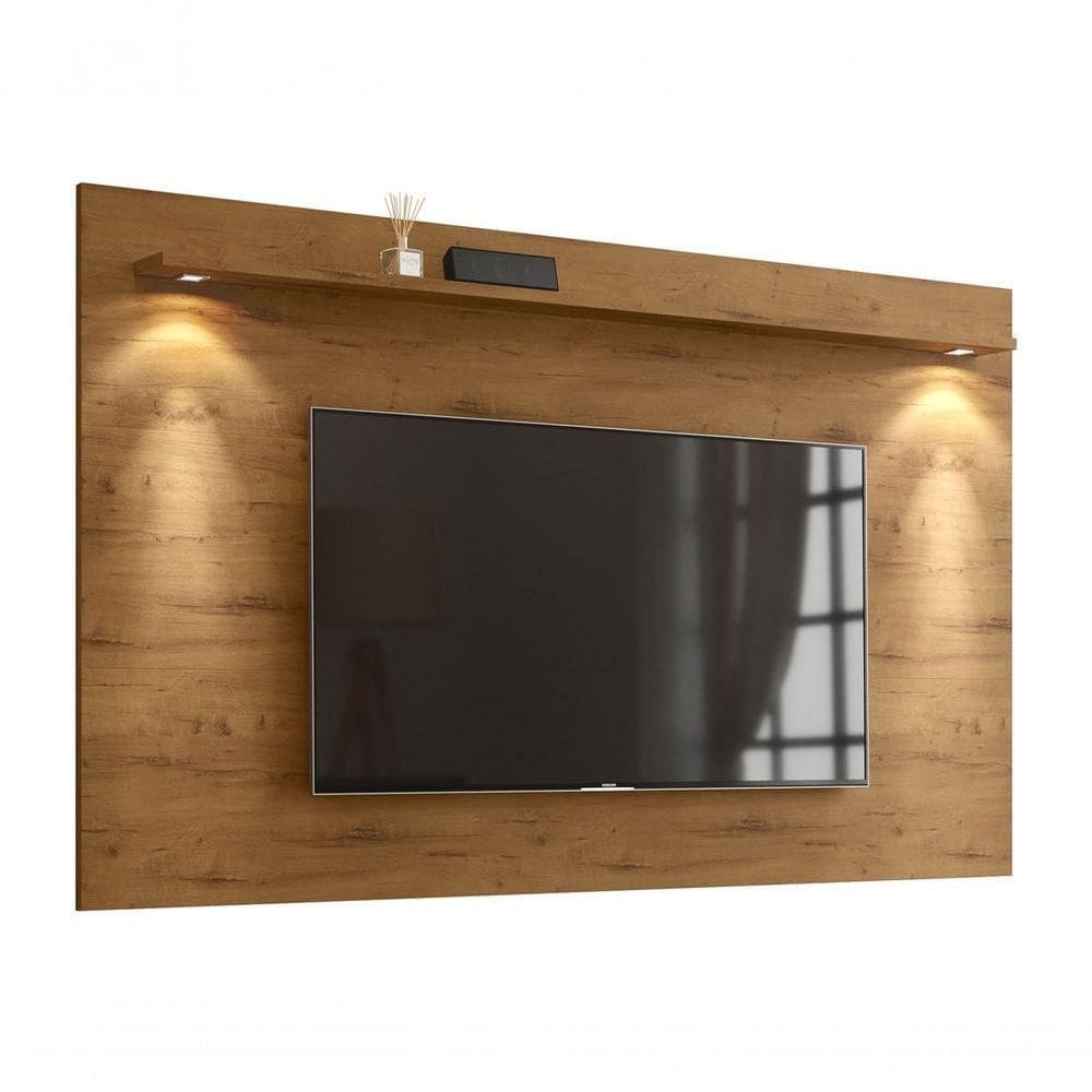 Painel Para Tv Aspen Madeiro Canela - Moveisaqui