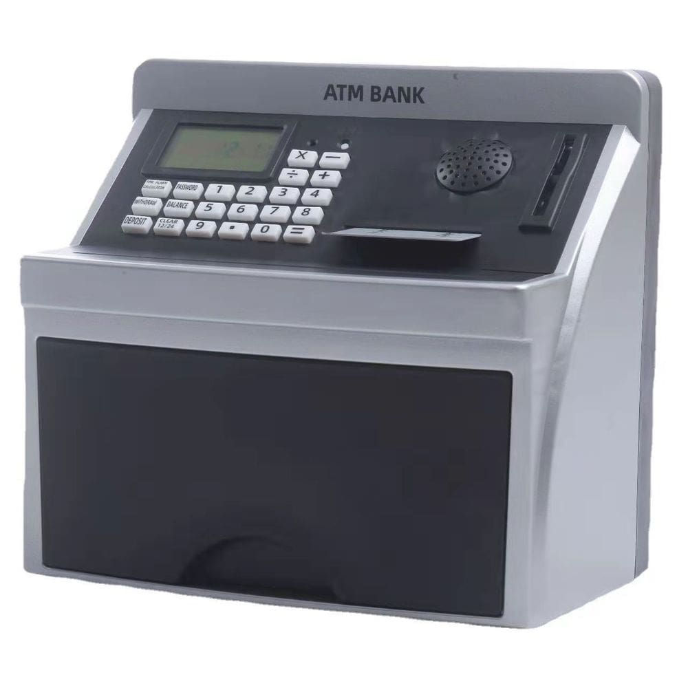 Caixa eletrônico Coin Bank Home Piggy Bank para crianças