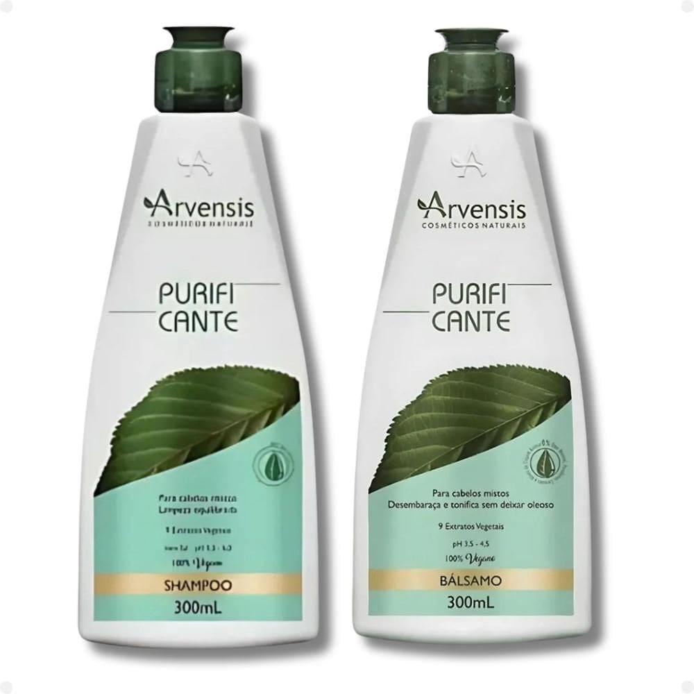 Kit Arvensis Purificante: Shampoo e Condicionador 300ml