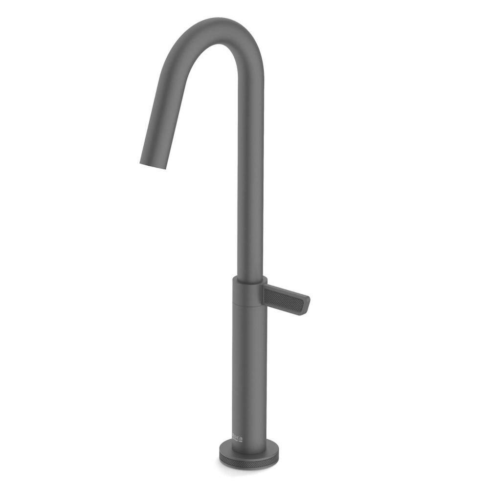 Torneira Lavatório Mesa Bica Alta Logic Grafite Matte Roca