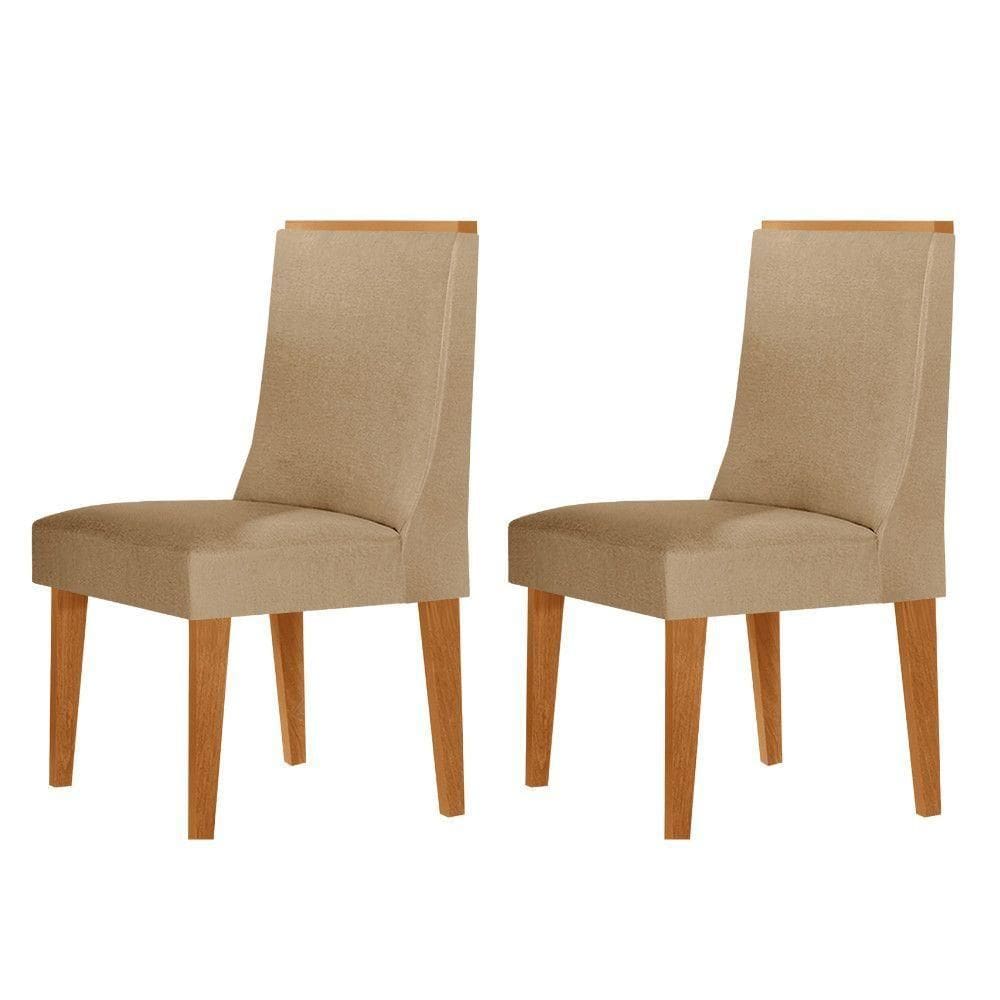 Conjunto Com 2 Cadeiras Moderna Mobília Turim 07