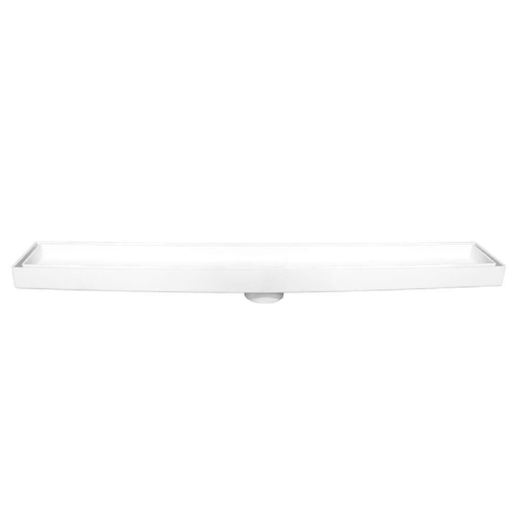 Ralo Invisível Linear Com 5x90cm Branco - 1717 - Estrela