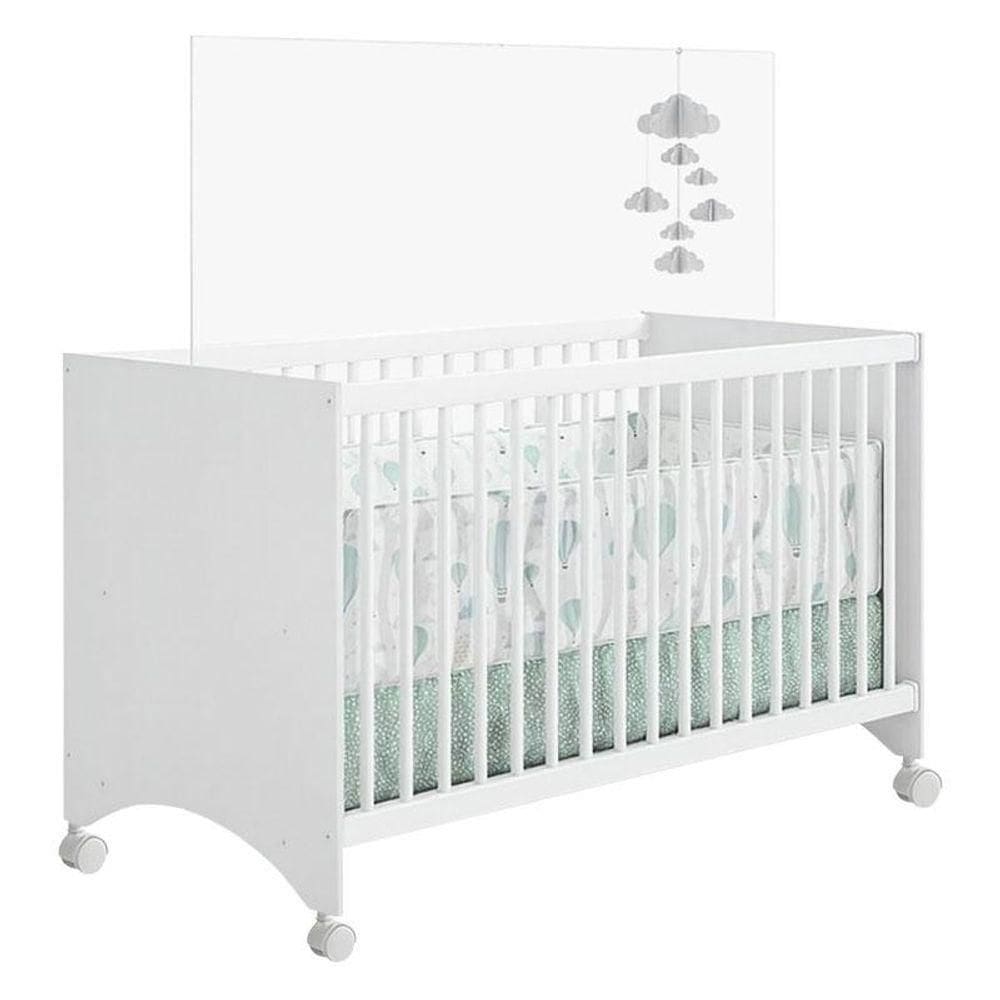 Berço Gutti Branco Brilho - Móveis Estrela