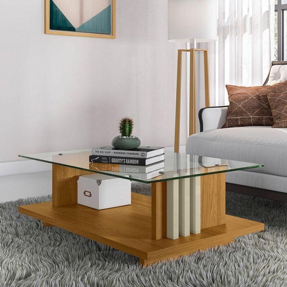 Mesa De Centro Frizz Ambiente Cumaru Opala - Madetec