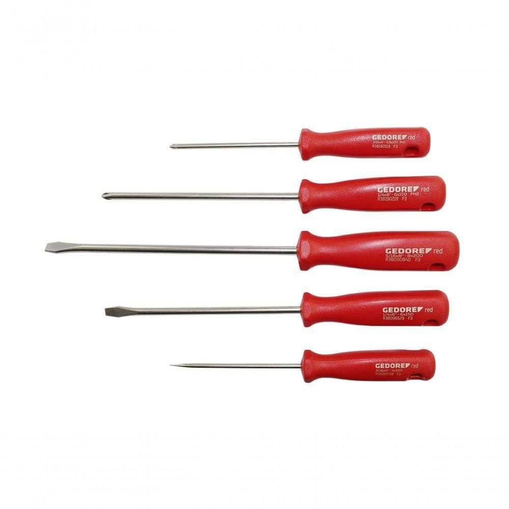 Jogo De Chaves Fenda E Phillips Gedore Com 5 Peças R38001005
