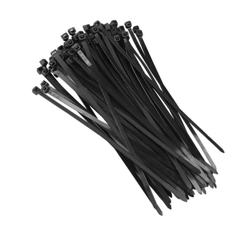 Abraçadeira De Nylon 100x2.5mm Preta C-100pç Fertak 1306