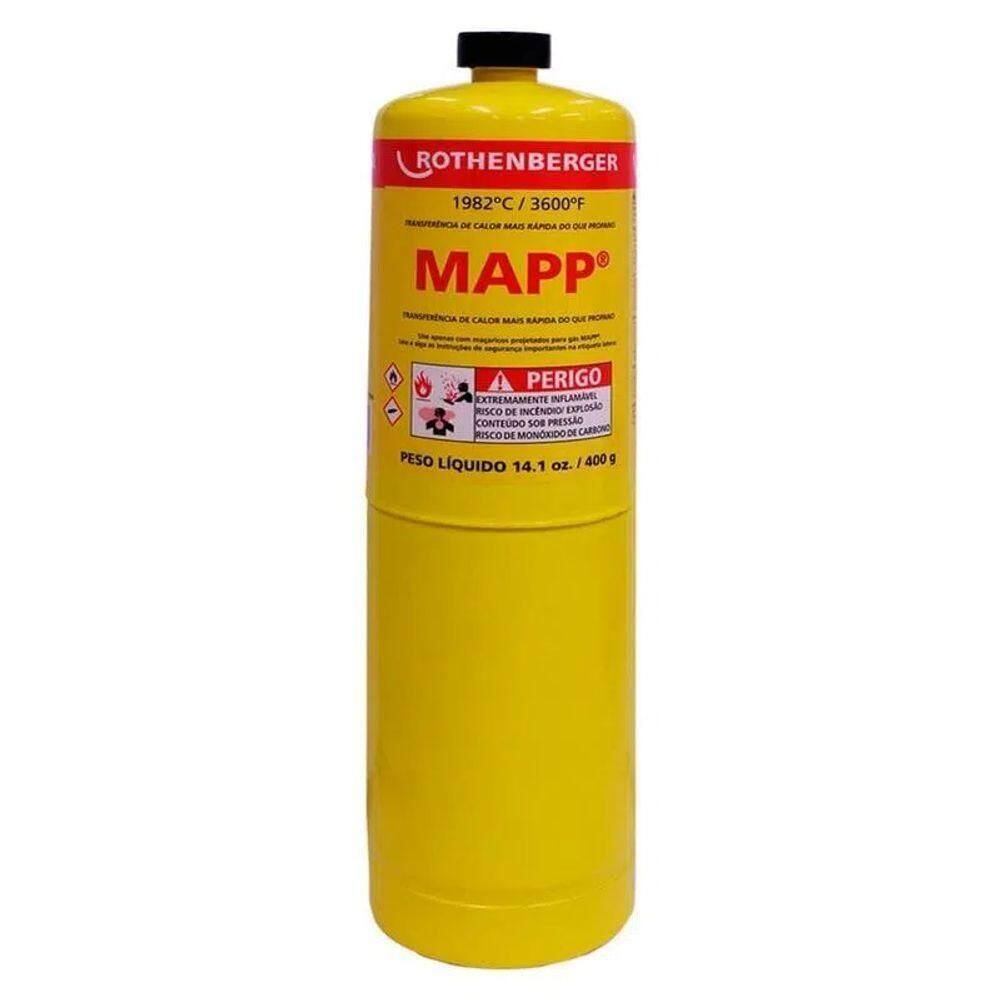 Gás Mapp Refil Para Maçarico 400g Rothenberger R35539