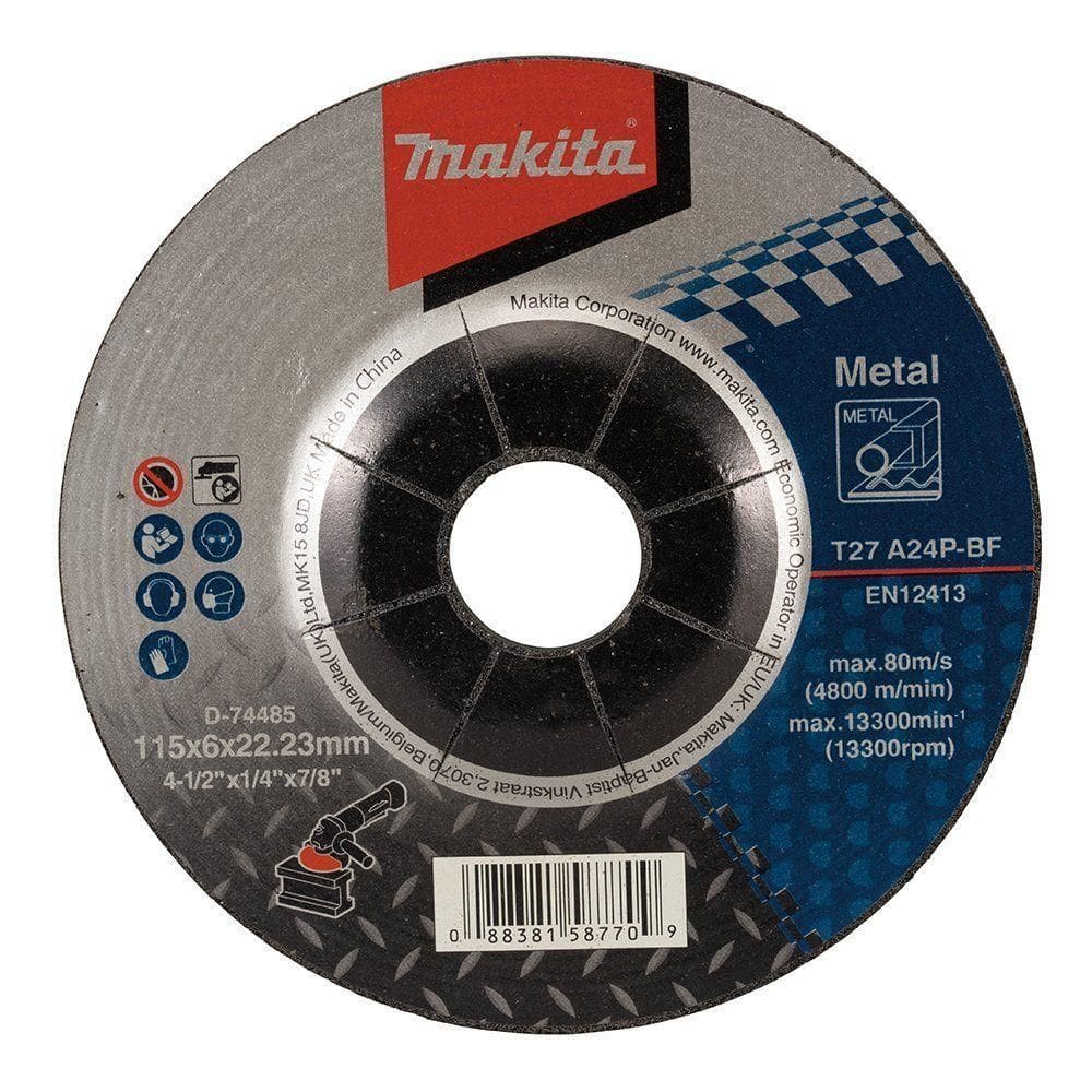 Disco De Desbaste Para Aço 115mm Makita D-74485