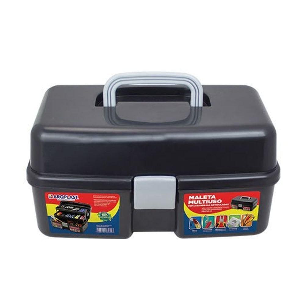 Caixa De Ferramentas Plástica Sanfonada 33cmx20cmx16cm Mm30ppm