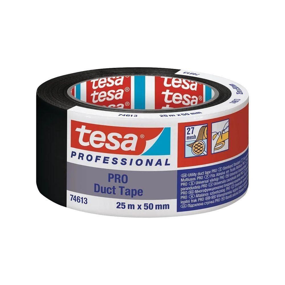 Fita De Reforço Multi Duct Tape Preta 50mmx25m Tesa 74613