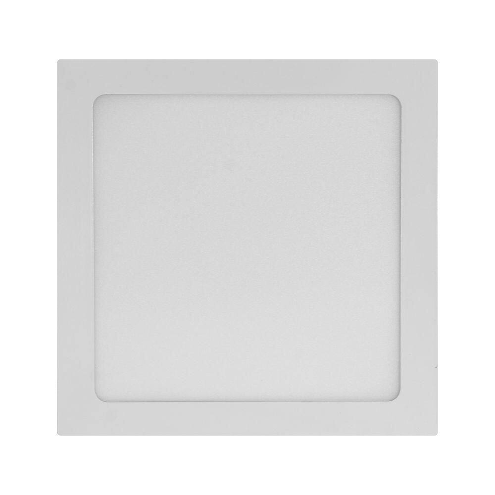Luminária Painel Led 18w Embutir Quadrada 22cm 6500k Demi 8210