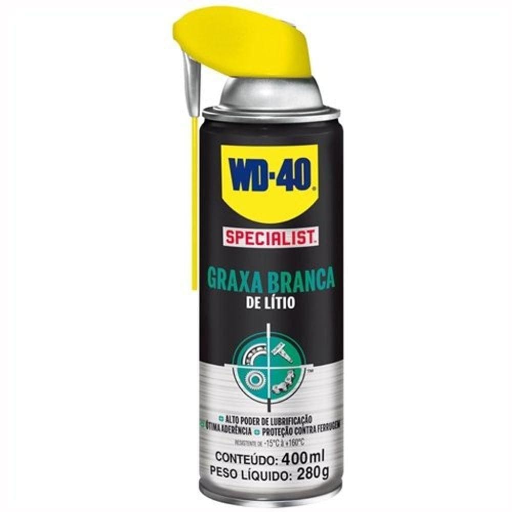 Graxa Branca De Lítio Aerosol Specialist Wd40 400ml