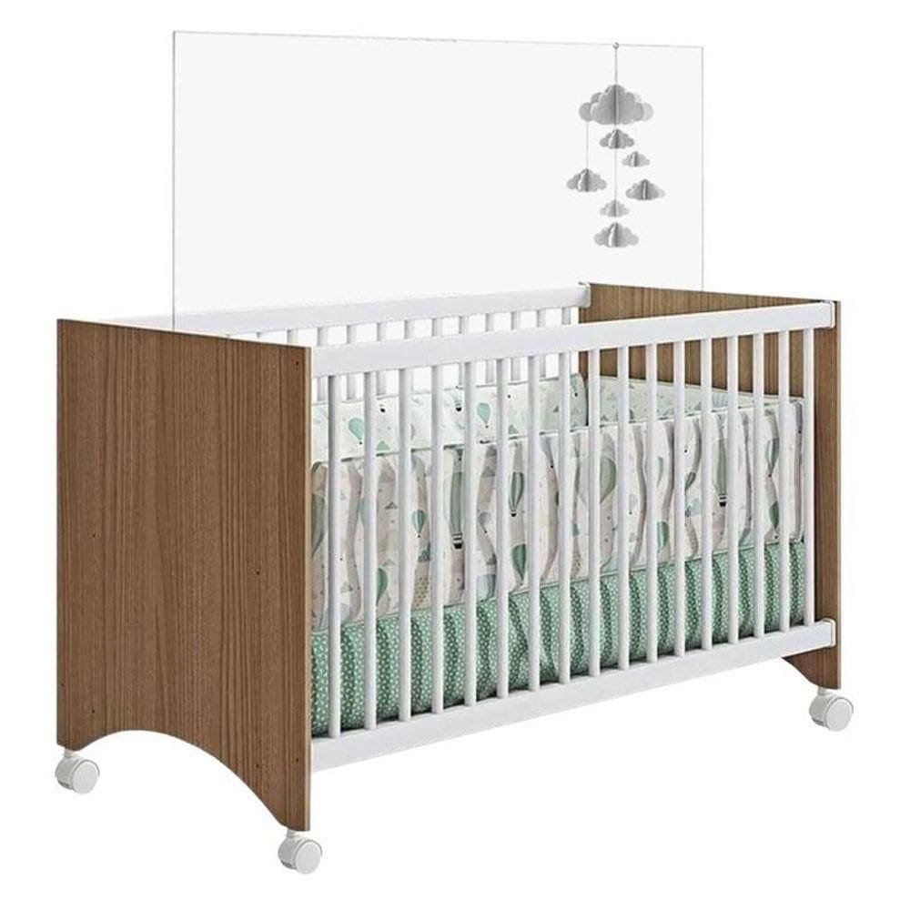 Berço Gutti Amadeirado Acetinado - Móveis Estrela