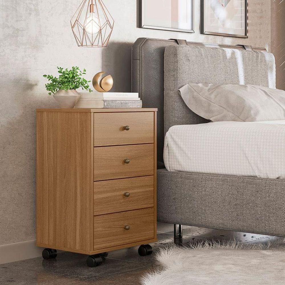 Gaveteiro Office Ambiente Presence Amêndola Touch - Demóbile