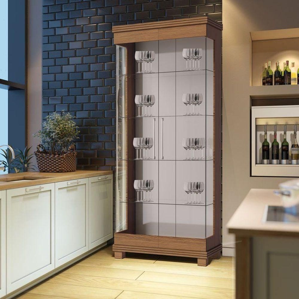 Cristaleira Cristal Freijó - Imcal Móveis