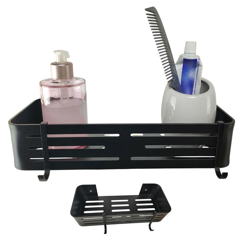 Suporte Porta Shampoo Prateleira Banheiro Box Organizaçao Gancho Utensilios Casa Lavanderia Cozinha Multiuso Resistente