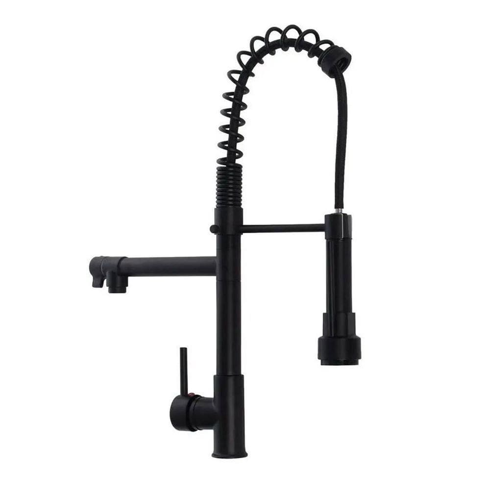 Torneira Gourmet Cozinha Monocomando Luxo Dois Jatos Misturador Agua Fria Quente Aerador Mesa Pia Bancada Sofisticada