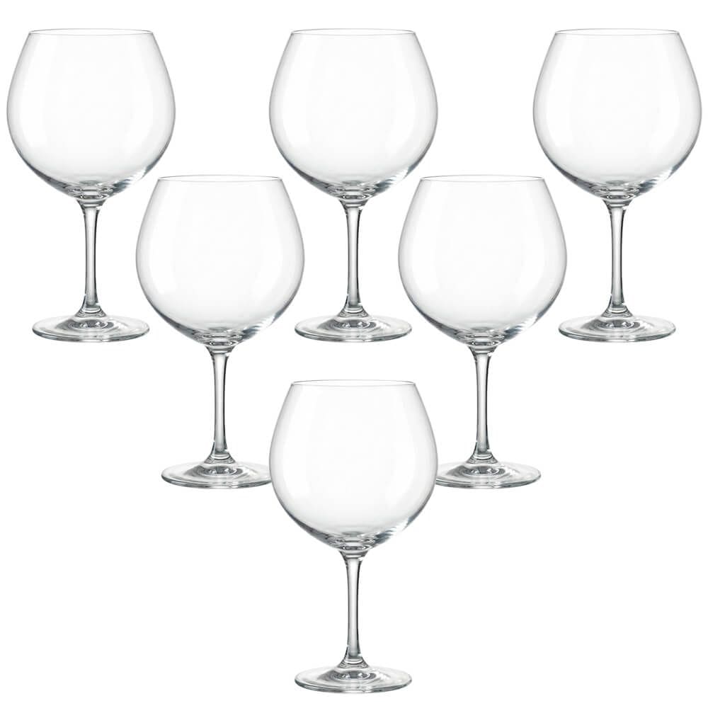 Jogo de Taças de Gin de Cristal com Titânio Versat 680ml 6 peças - Seu Lar