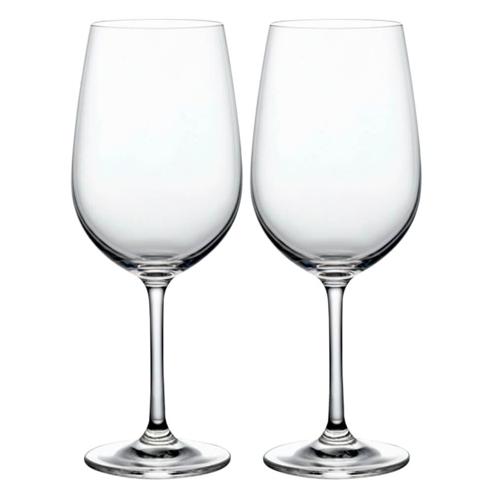 Jogo de Taça de Vinho de Cristal com Titânio Mendoza 480mL 2 peças - Seu Lar