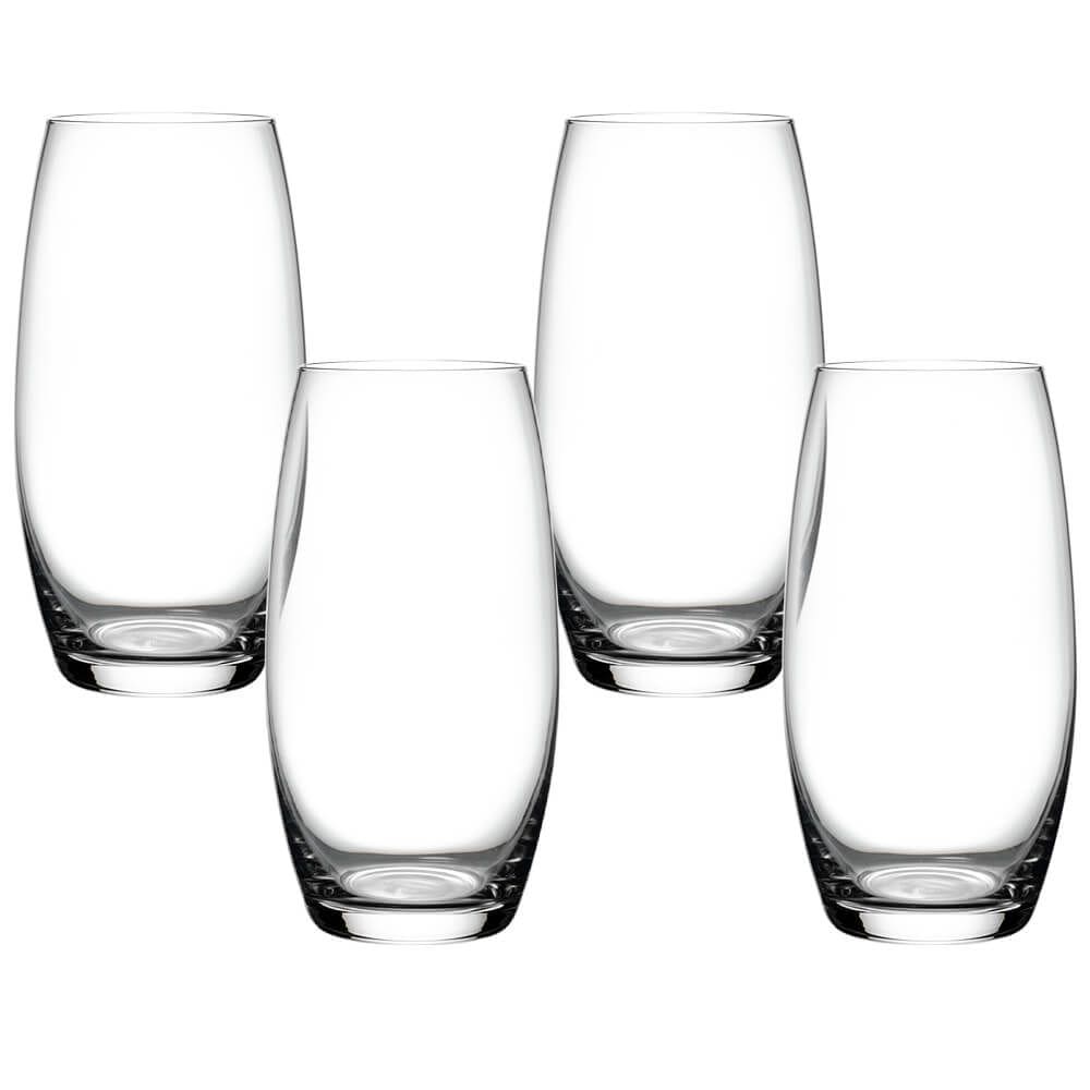 Jogo de Copo de Cristal Transparente Versat Long Drink 520ml 4 peça - Seu Lar