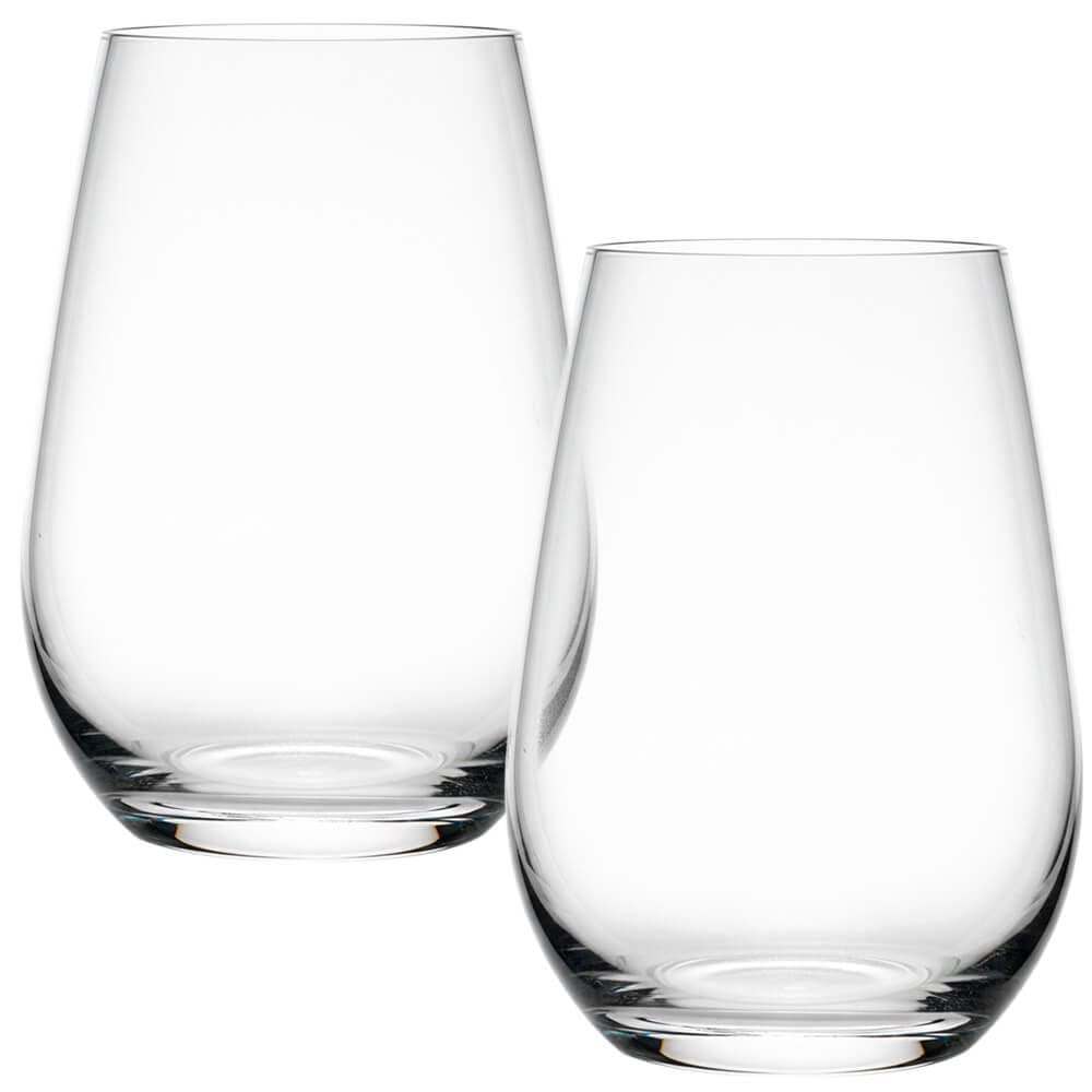 Jogo de Copos de Cristal Transparente Versat 500ml 2 peças - Seu Lar