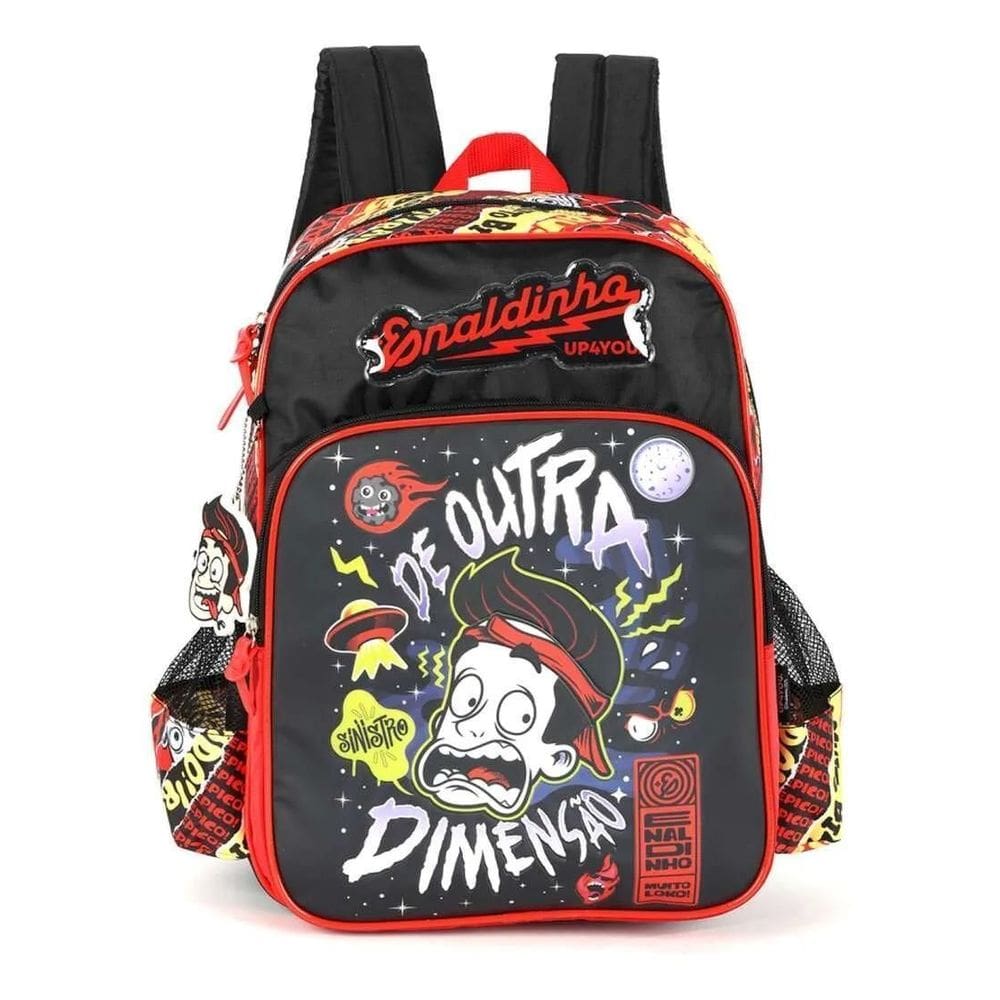 Mochila De Costas Enaldinho Sinistro Preto Luxcel