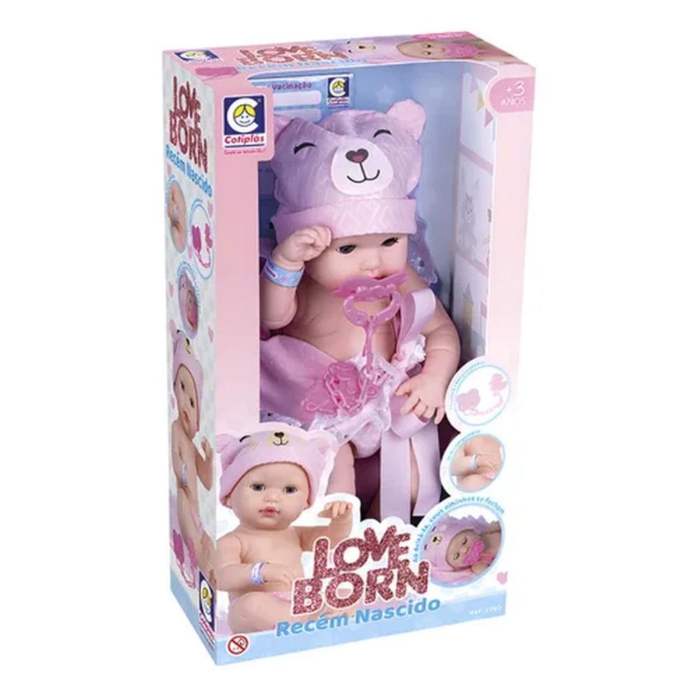 Boneca Love Born Recém Nascido - Cotiplás 2590
