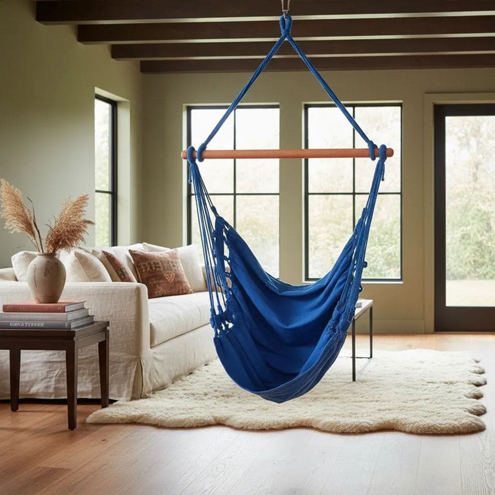 Cadeira Rede Balanço De Teto Suspensa