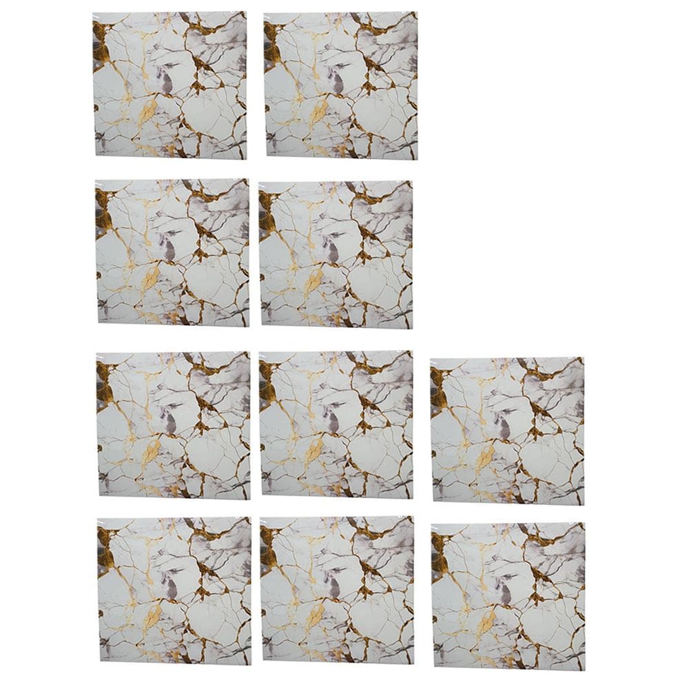 Placa Adesiva Marmore 3D Kit 10 uni Obra Reforma Papel de Parede Autocolante Casa Quarto Sala Cozinha Ambiente Moderno