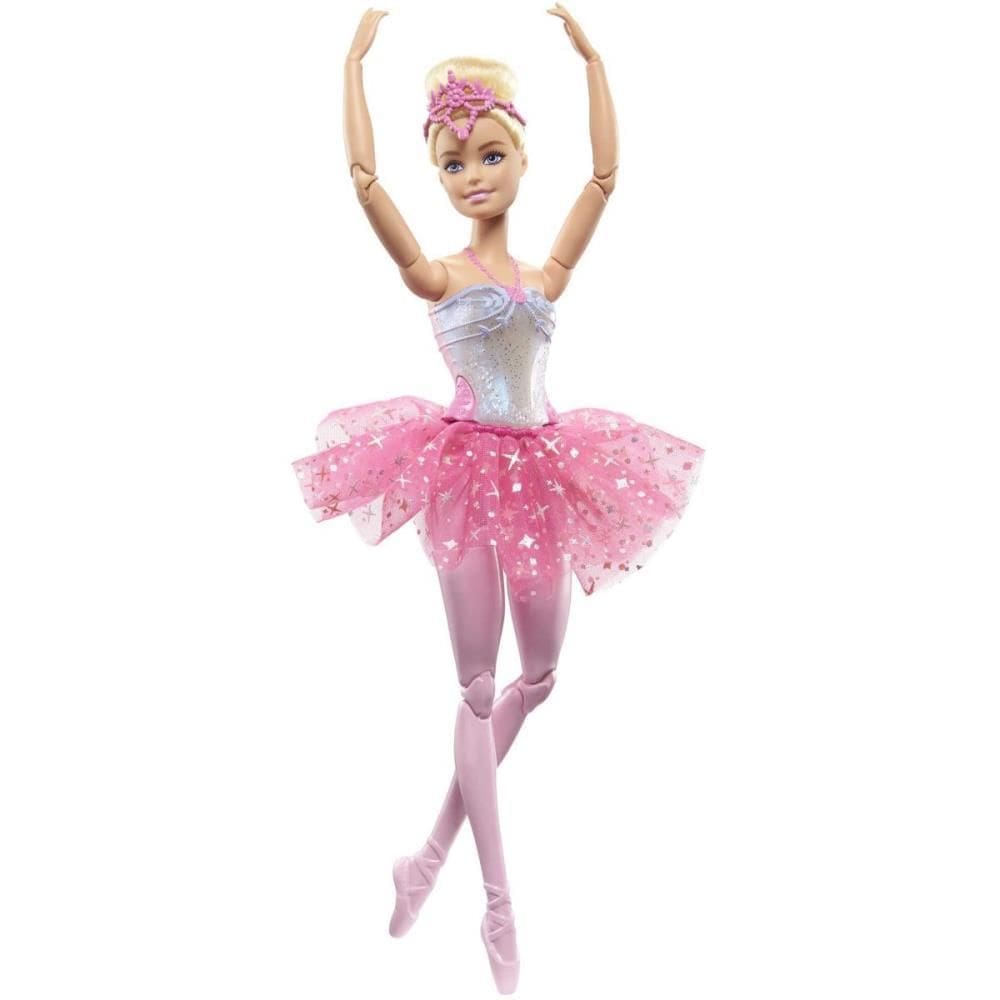 Barbie Fantasy Bailarina Luzes Brilhantes Rosa - Mattel