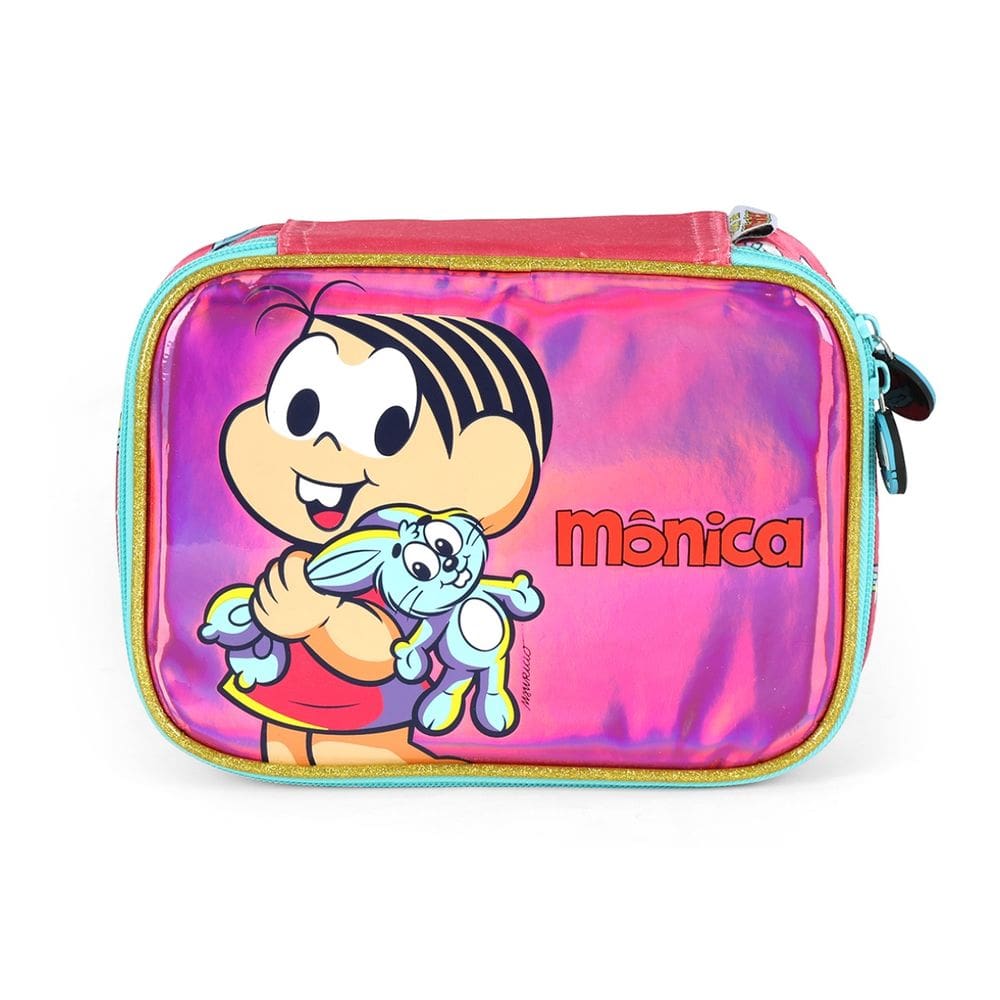 Estojo Escolar Box Turma da Mônica 100 pens Infantil Meninas
