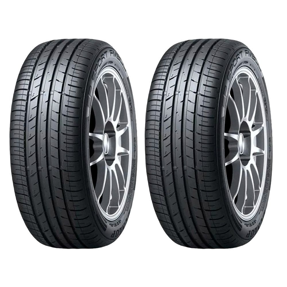 Kit 2 Pneus Dunlop 195/55R15 85V Sport FM800 Aro 15 Performance e Seguranca