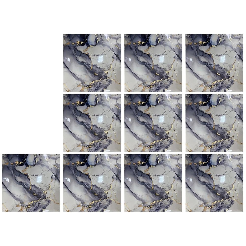 Placa Adesiva Marmore 3D kit 10 uni Papel de Parede Autocolante Obra Reforma Moderno Casa Banheiro Cozinha Quarto Sala