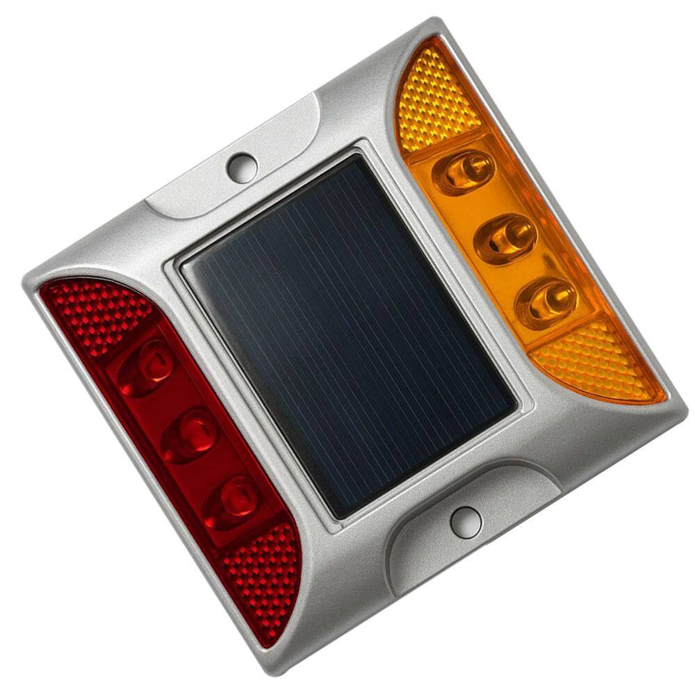 Tacha Sinalizador Solar Viario Olho de Gato Sinalizaçao Estrada Rua Rodovia Obra Transito Sinal Pavimentaçao Rua