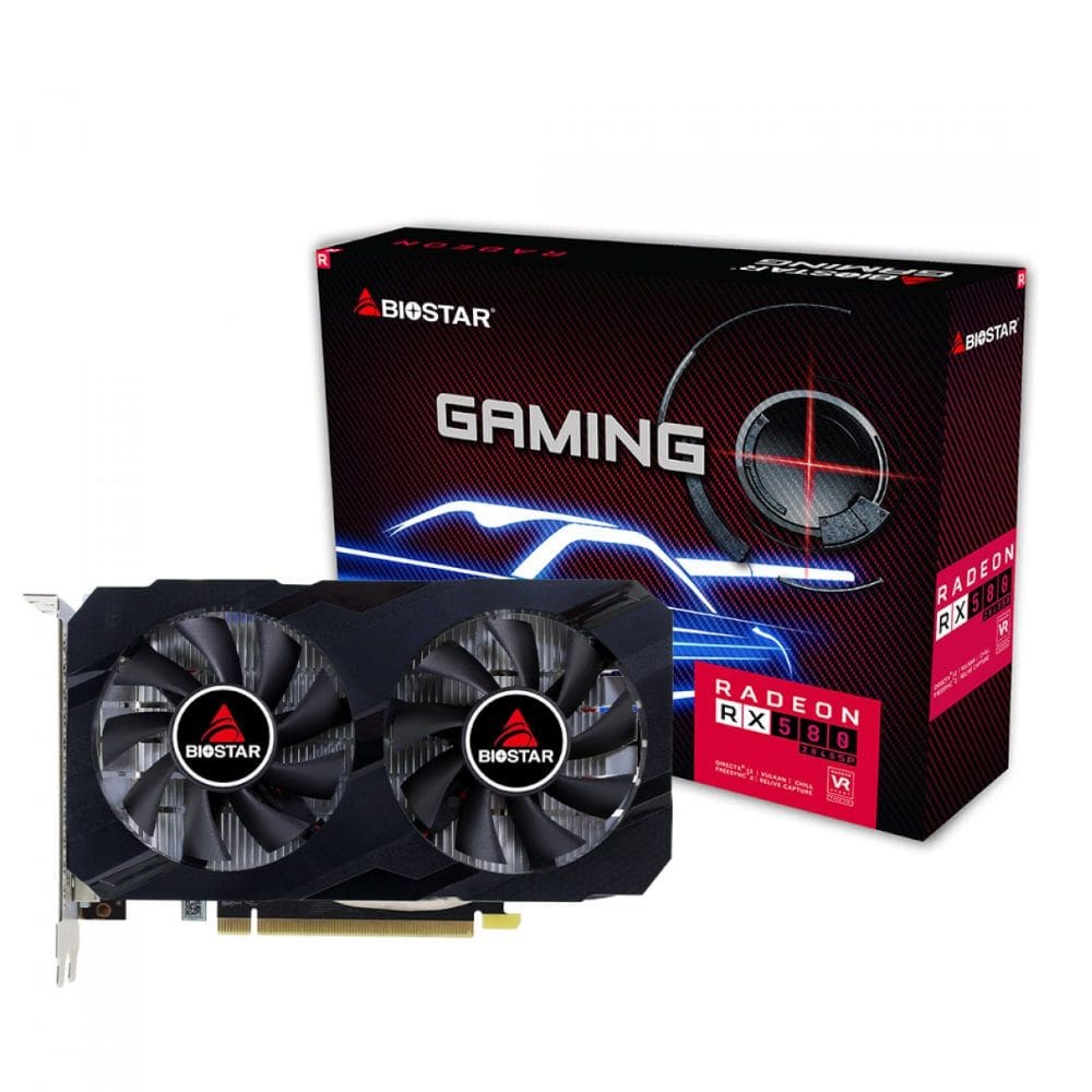Placa de Vídeo Biostar AMD Radeon RX 580 2048SP, 8GB, GDDR5, 256 Bit, VA5815RF82