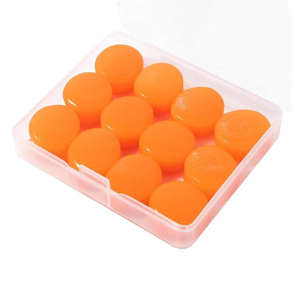 Protetor De Ouvido Gold Sports Moldável Em Silicone Ultra Soft Com 12 Unidades