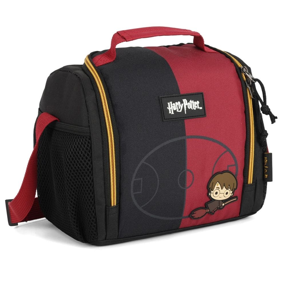 Lancheira Bolsa Térmica Escolar Harry Potter Luxcel Preto