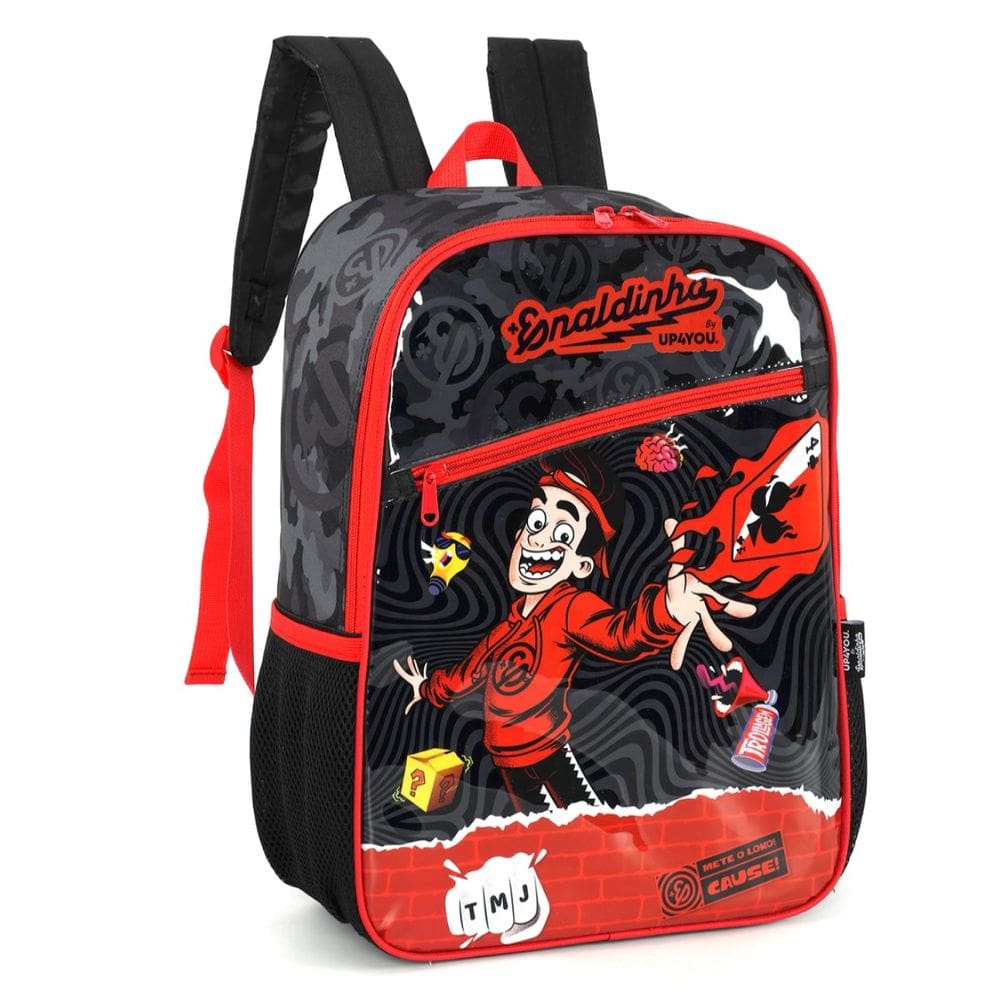 Mochila De Costa Escolar Youtuber Enaldinho Juvenil Luxcel