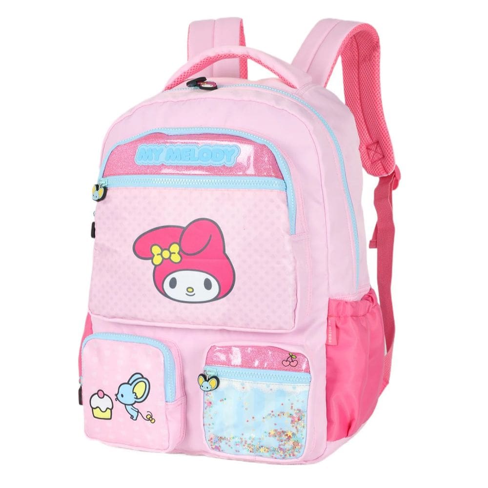 Mochila De Costas Amigos Da Hello Kitty Cinnamoroll Rosa