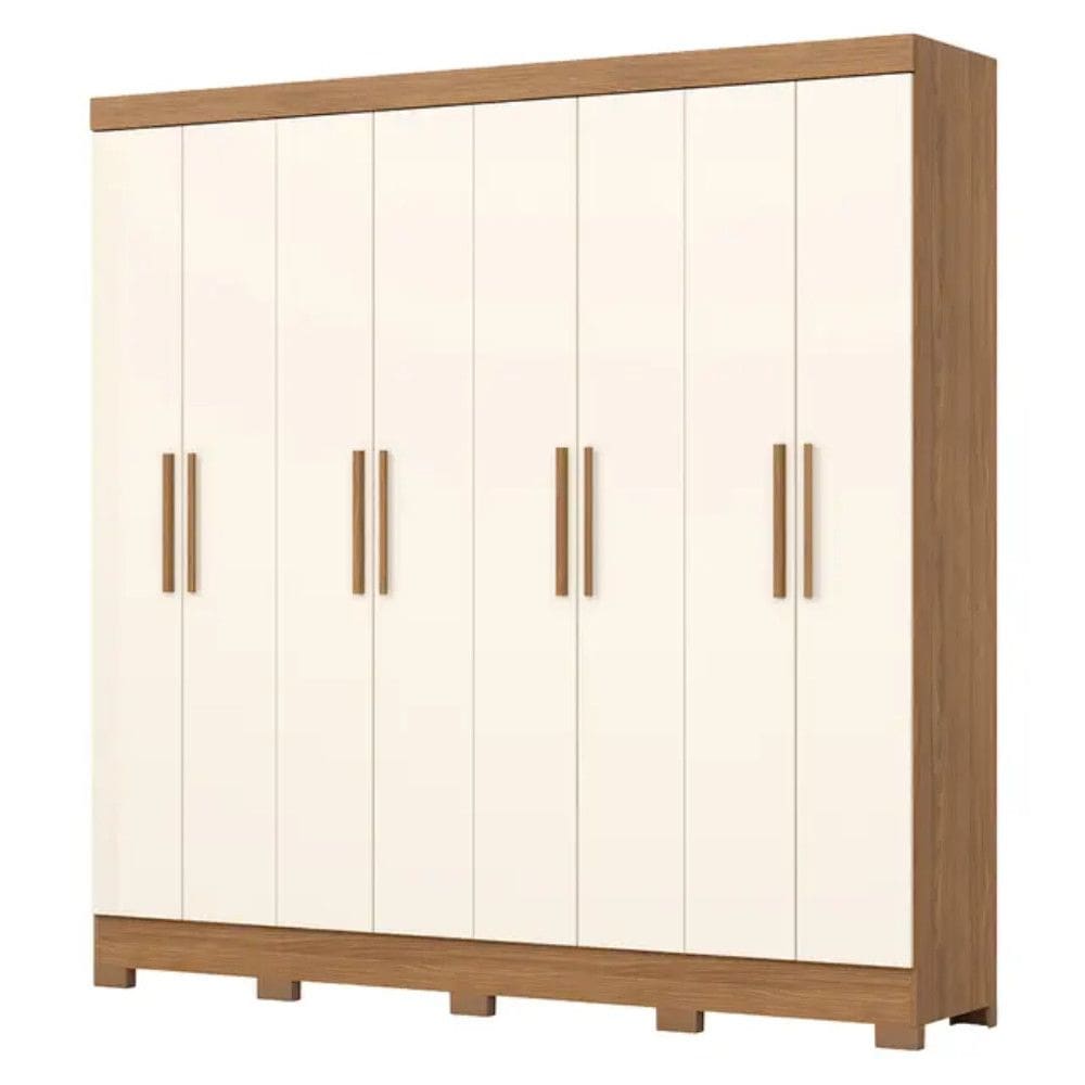 Guarda-Roupa Casal 8 Portas 4 Gavetas B51 Briz Henn Roupeiro