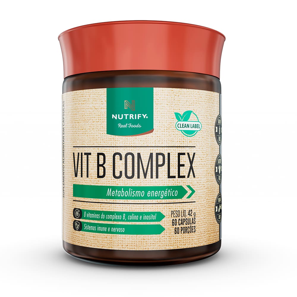 Vitamina Vit B Complex Nutrify 60 Cápsulas