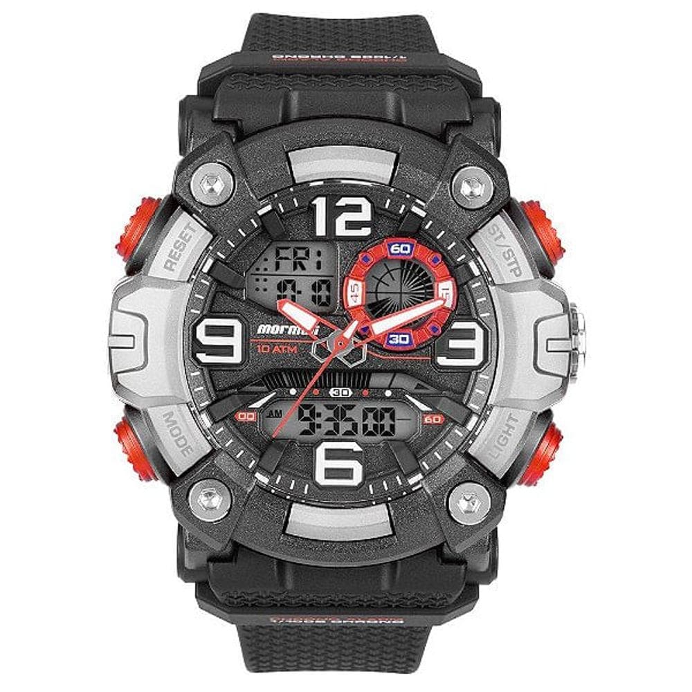 Relógio MORMAII masculino analógico digital MO23843/8K