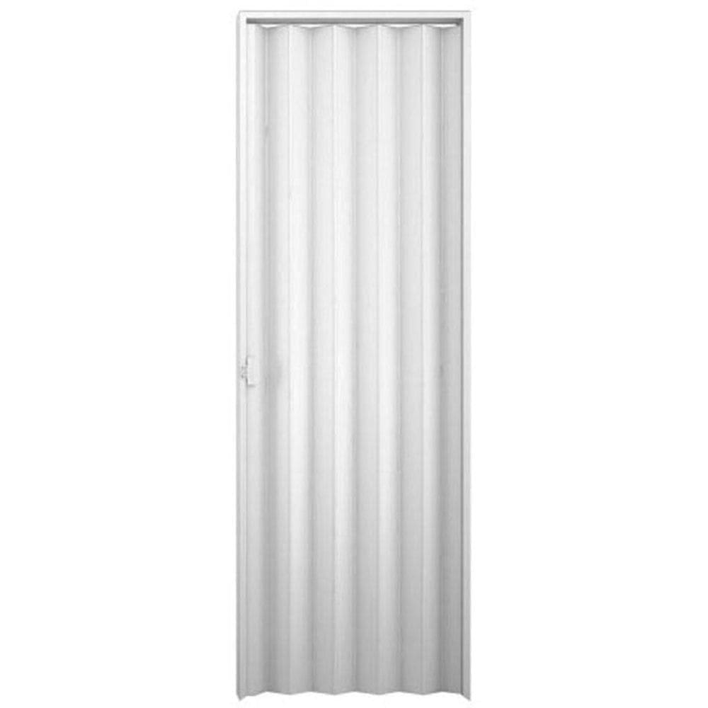 Porta Sanfonada Interna Plasbil PVC Cinza, 210 x 80 cm