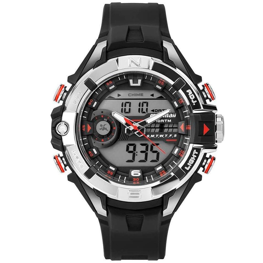 Relógio MORMAII masculino analógico Action preto MO1184/8P