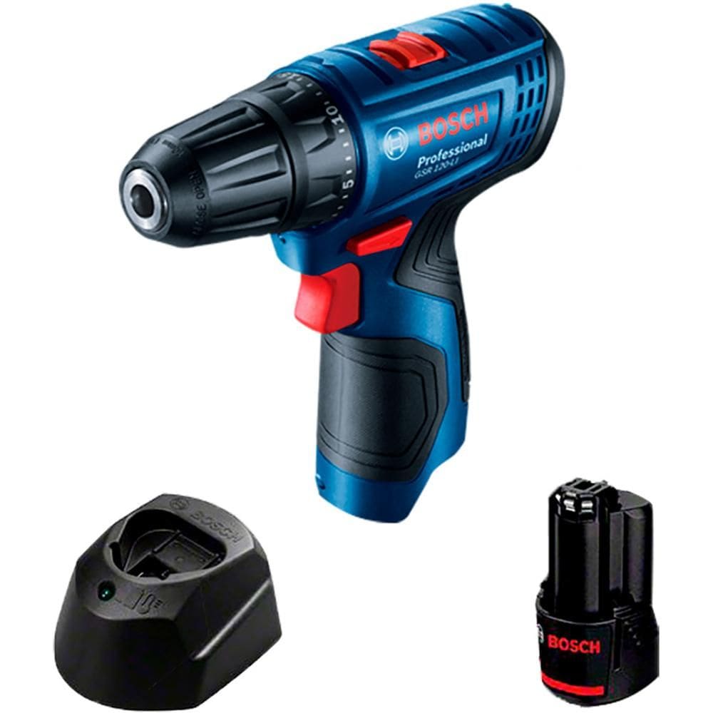 Furadeira e Parafusadeira Bosch à Bateria GSR120-LI, 12V