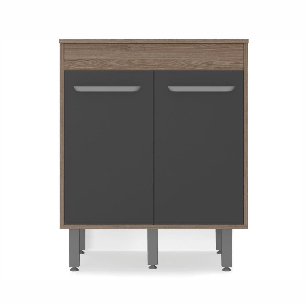 Balcão de Cozinha Barcelona Com Tampo 2 Portas 70 cm