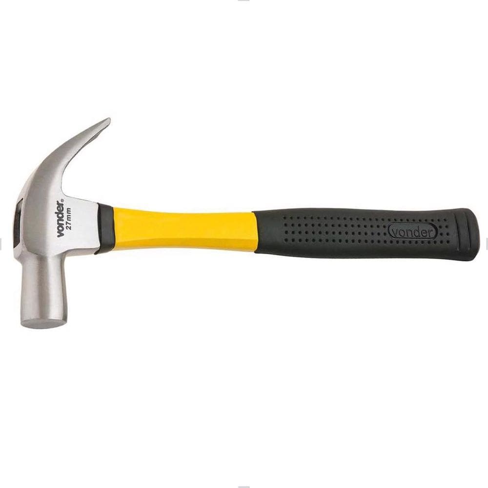 Martelo Tipo Unha 27mm Cabo de Fibra Vonder