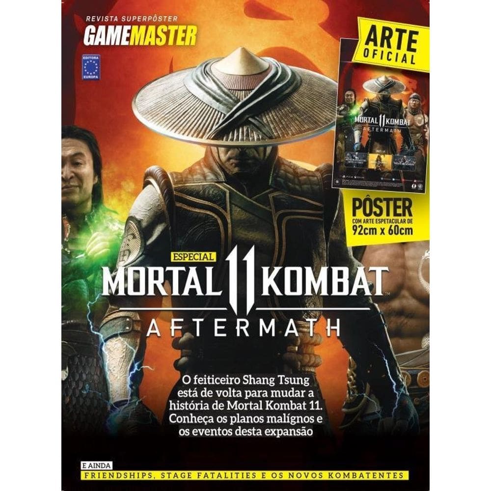 Revista Superpôster - Mortal Kombat 11 Aftermath
